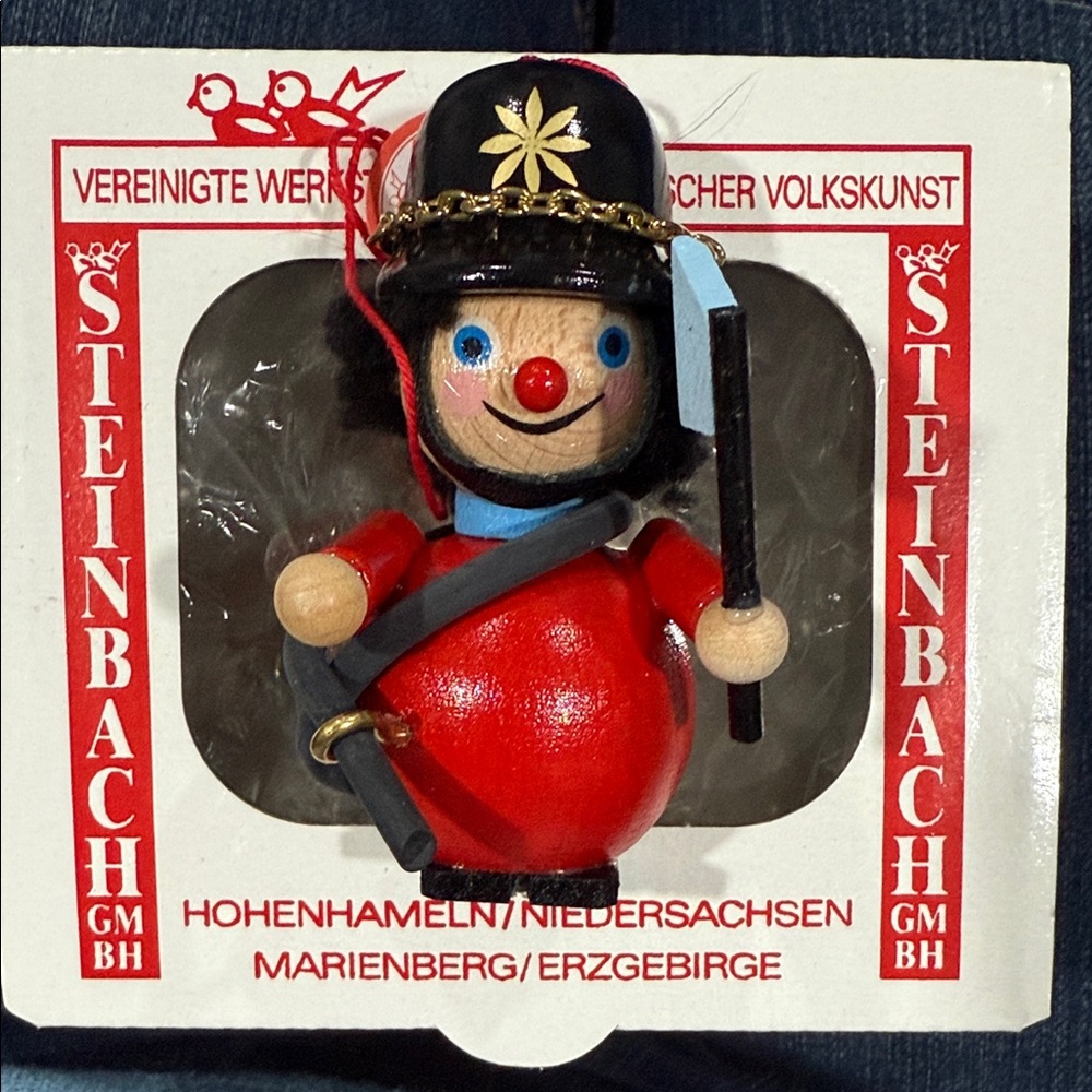 Steinbach Red Wooden Fireman Ornament